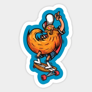 Hipster skater Sticker